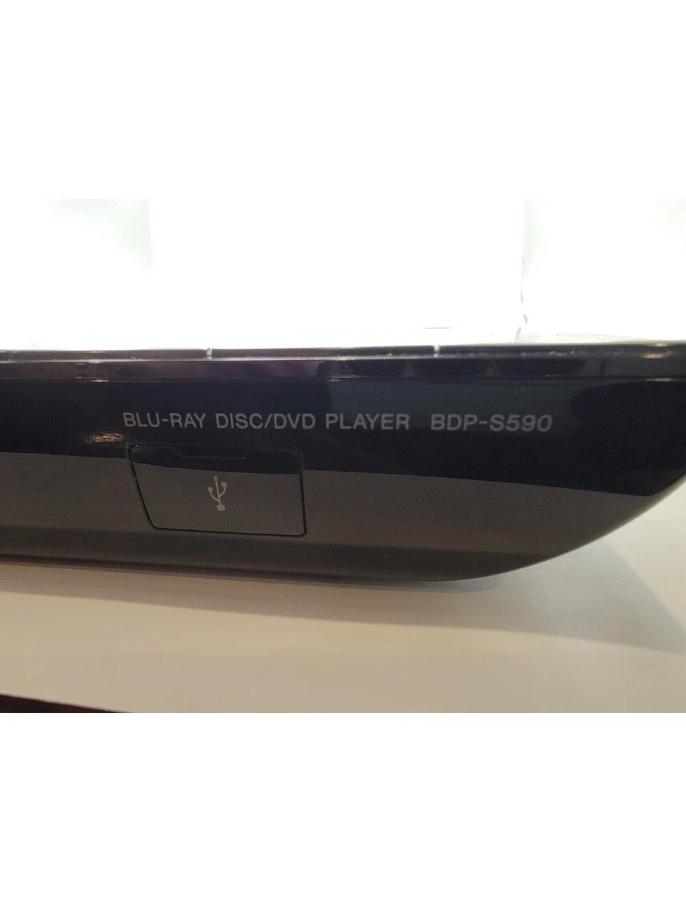 Sony BDP-S590 3D Blu-ray Player Full HD 1080p Built-in Wi-Fi Dolby No Remote